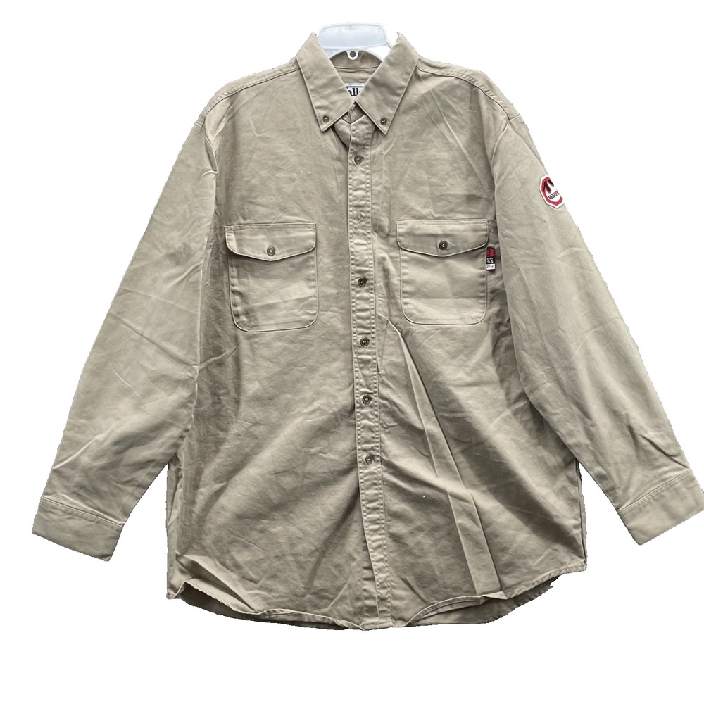 Walls FR Shirt Men XL Tall Flame Resistant HRC‎ 2 Safety Uniform Workwear Grunge